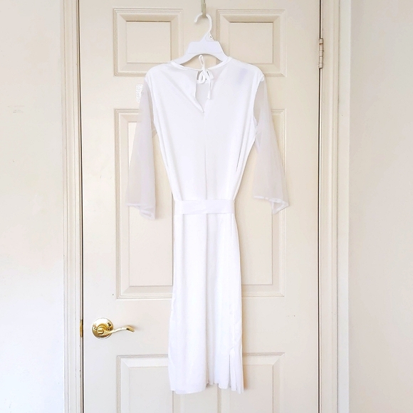 NWT. Angel 3 Pieces Set White Girl's Angel Costume. - Picture 4 of 4